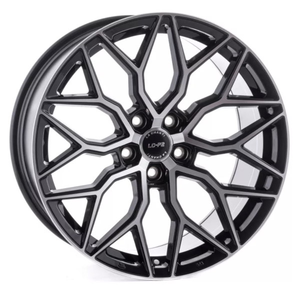 La Chanti LC-P2 Schwarz gefräst 19x8,5 5x4.72