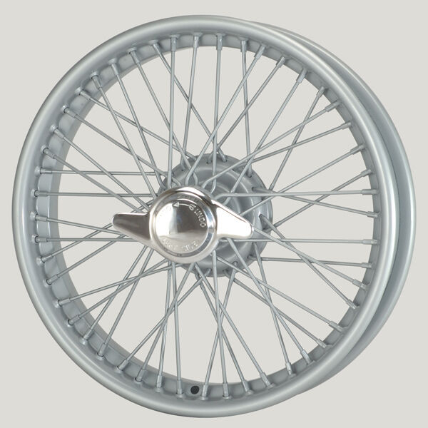 MWS 18x2,5 silber, R42, 48 Speichen passend für MG Magnette N-Type