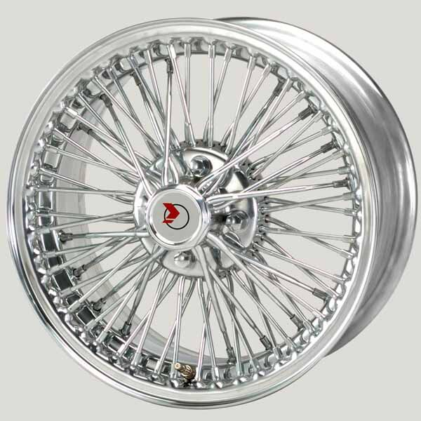 MWS 15x7 Chrom 4x100mm Bolt-On 64 Speichen passend für Mazda