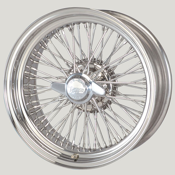 MWS 16x7 Edelstahl R42 66 Speichen passend für Morgan +8