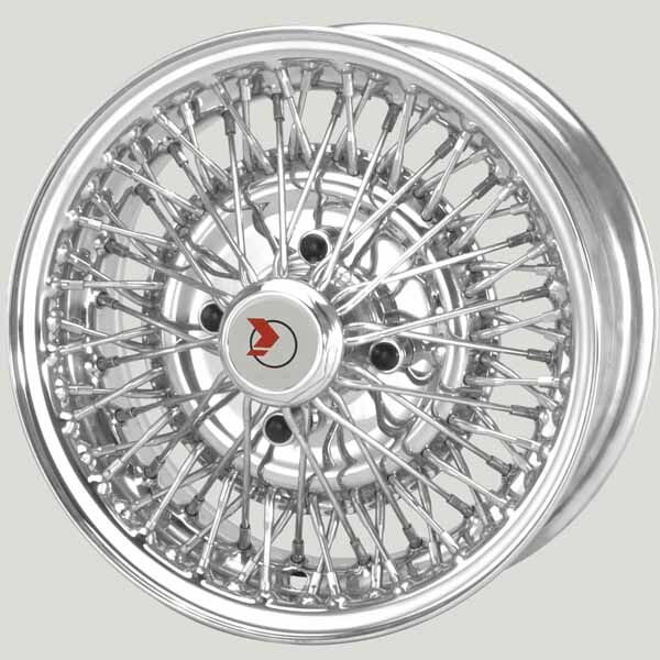 MWS 13x5.5 Chrom 4x108mm Bolt-On 72 Speichen passend für Panther Kallista