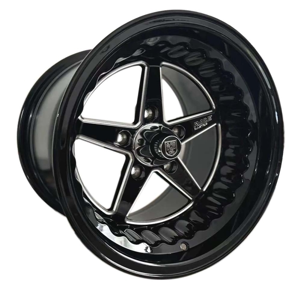 Racemaster Glanzschwarz 15x8 5x4,75