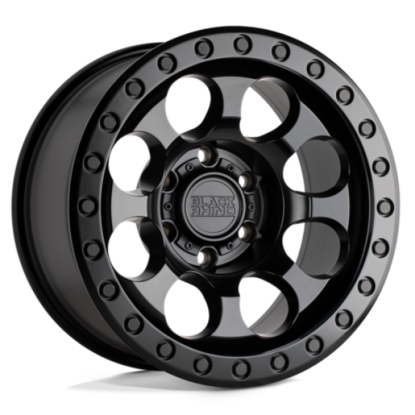 Riot Mattschwarz 17x8,5 5x4.5