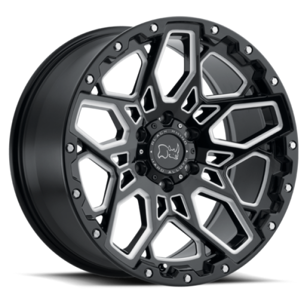 SHRA Glanzschwarz 20x9,5 5x5