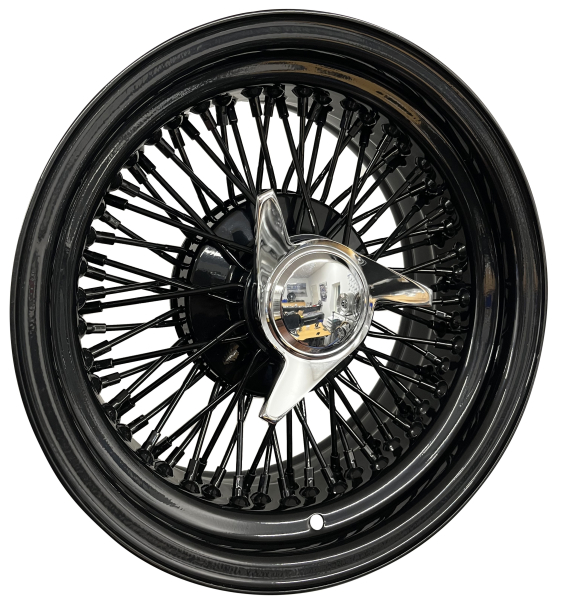 Show Wire Wheels All Black 72 Speichen Cross 15x10 5x5.5