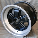 Maxilite 5 Spoke Schwarz passend für Porsche 16x9 5x130 hinten