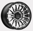 KM542 Impact Satinschwarz/Machined 17x9 5x5