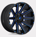 Contra Glanzschwarz/Blau 20x9 6x5,3 & 6x5,5