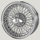 MWS 15x5 Chrom R42 72 Speichen passend für AC, Healey, MG, Morgan, TVR