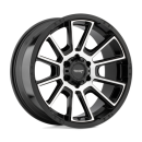 AR933 Glanzschwarz gefräst 18x8,5 6x5,3