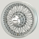 MWS 15x5 Silber R52 72 Speichen passend für Alvis, Daimler, Jaguar, Jensen
