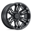 Asagai Mattschwarz 17x8,5 5x5.5