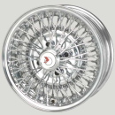 MWS 13x5.5 Chrom 4x106,6mm Bolt-On 72 Speichen passend für Panther Lima