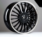 Camaro CC-Line Glanzschwarz 22x10 5x4,75