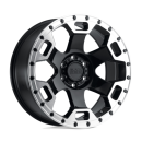 Gauntlet Glanzschwarz 20x9 6x5.5