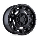 Glacier Mattschwarz 17x8 5x6.30