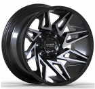 La Chanti LC-OF11 Schwarz gefräst 20x12 6x5.3 6x5.5