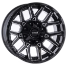 La Chanti LC-OF2 Glanzschwarz gefräst 20x10 6x5.3/6x5.5