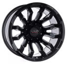 La Chanti LC-OF7 Glanzschwarz gefräst 20x10 6x5.3/6x5.5