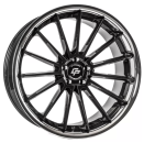 La Chanti LC-P12 Glanzschwarz / Silber 20x10,5 5x4.41 ET42