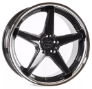 La Chanti LC-P13 Glanzschwarz / Silber 20x10,5 5x4.41 ET40