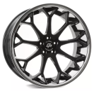 La Chanti LC-P20 Glanzschwarz / Silber 22x9 5x4.41 ET32