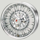 MWS 14x5.5 Chrom 4x114,3 Bolt-On 72 Speichen passend für MG & Triumph