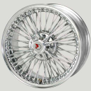 MWS 15x7 Chrom 4x100mm Bolt-On 64 Speichen passend für Mazda