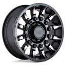 Mission Mattschwarz 17x8,5 5x4.5