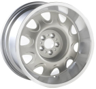 Muscle Car Mopar poliert 17x8 5x4.5