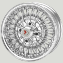 MWS 13x5.5 Chrom 4x108mm Bolt-On 72 Speichen passend für Panther Kallista