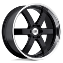Pondora Glanzschwarz 20x8,5 6x5.3