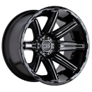 Rampage Glanzschwarz 20x9,5 6x5.5