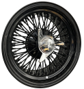 Show Wire Wheels All Black 72 Speichen Cross 15x10 5x5.5