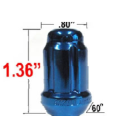Gorilla Radmutter M12x1,25 Blau geschlossen