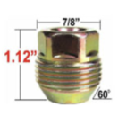 Gorilla Radmutter 7/8" M14x1,5 Zink Yellow offen 28,5mm