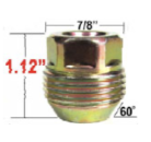 Gorilla Radmutter 1/2 Zink offen 28,5mm