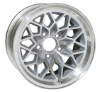 Muscle Car Snowflake Grau poliert 17x9 5x4.75