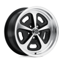 VN501 Glanzschwarz gebürstet 17x9 5x4,75