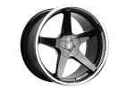 Camaro XS5 Glanzschwarz H 20x10,5 V 20x9 5x4,72 ET32/25